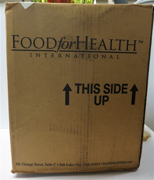 Food for Health International - Emergency Food Supply - 275 Servings - New Never Opened - Good for 20 Years -With Outer Box Manufactured 2009