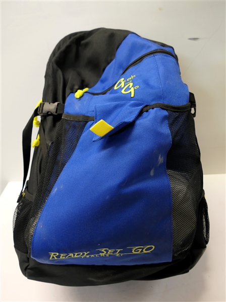 Grab and Go - Survival Back Pack Full of Survival Items - BBQ Grill, Masks, Water Purifier, Pans, Masks, and Huge Bag of Food 