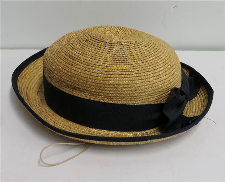 Laura Ashley "Mother & Child" Straw Hat - Made in Great Britain - Childs Hat 