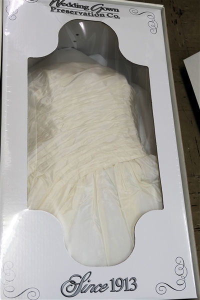 Beautiful Wedding Gown - Professionally Preserved in Storage Display Box 