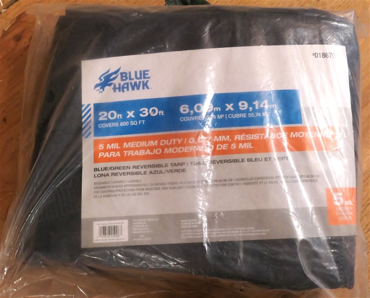 Blue Hawk 20ft by 30ft Tarp - Brand New in Packaging 