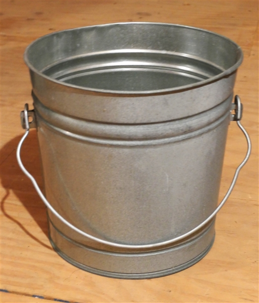 Large Galvanized Bucket - Measures 12" tall 13" Across