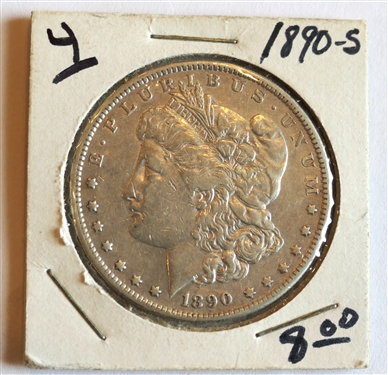 1890 S Morgan Silver Dollar