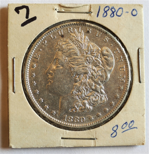 1880 O Morgan Silver Dollar 