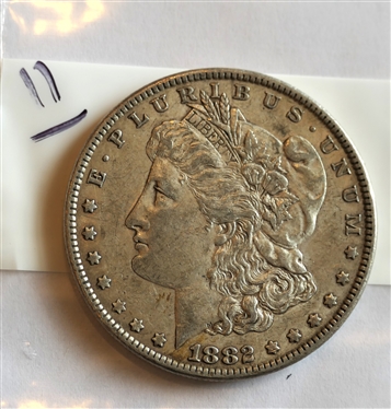 1882 Morgan Silver Dollar 