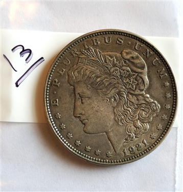 1921 Morgan Silver Dollar 