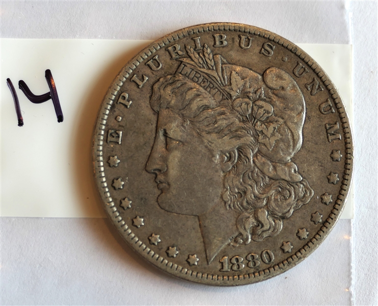 1880 O Morgan Silver Dollar 