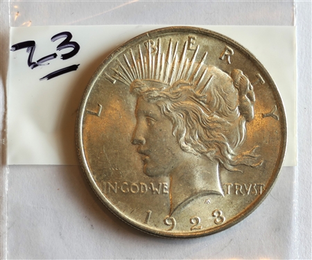 1923 Peace Silver Dollar