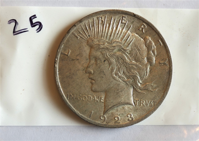 1923 Peace Silver Dollar