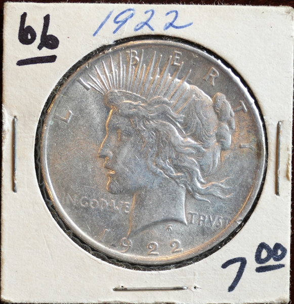 1922 Peace Silver Dollar