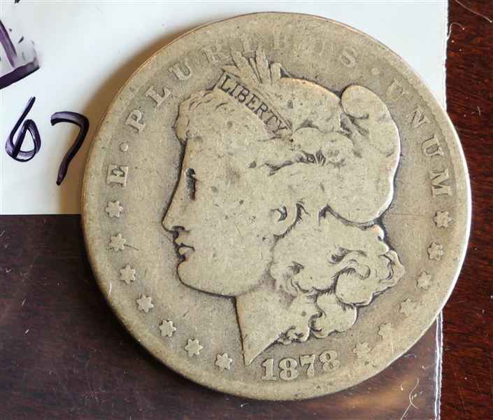 1878 CC (Carson City) Morgan Silver Dollar