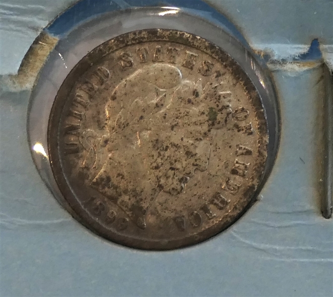 1899 Silver Barber Dime