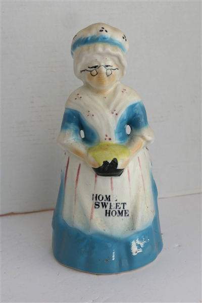 Home Sweet Home Grandma Ceramic Utensil Holder - Measures 10 1/2" Tall 