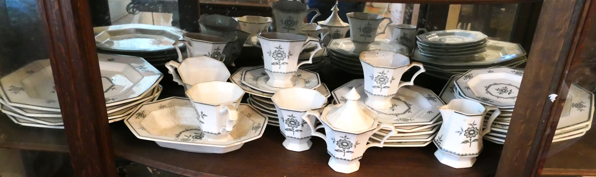 Independence China "Provincial Flower" -  15 Pieces Are Not Damaged  - Rest Have Various Chips and Nicks