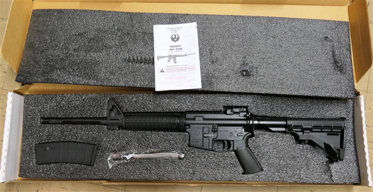 Ruger AR-556 Autoloading Rifle  - 5.56 NATO - Like New in Original Box with Instruction Manual 