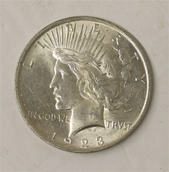 1923 Peace Silver Dollar 