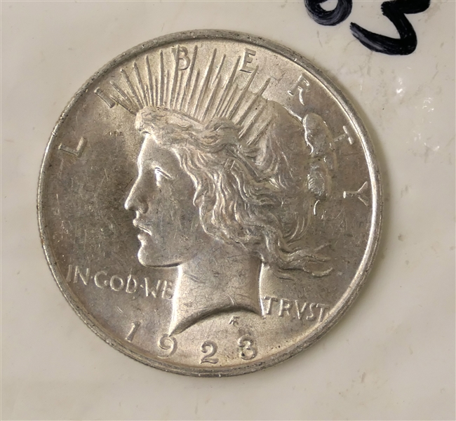 1923 Peace Silver Dollar 