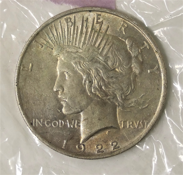 1922 Peace Silver Dollar