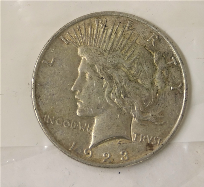 1923 Peace Silver Dollar 