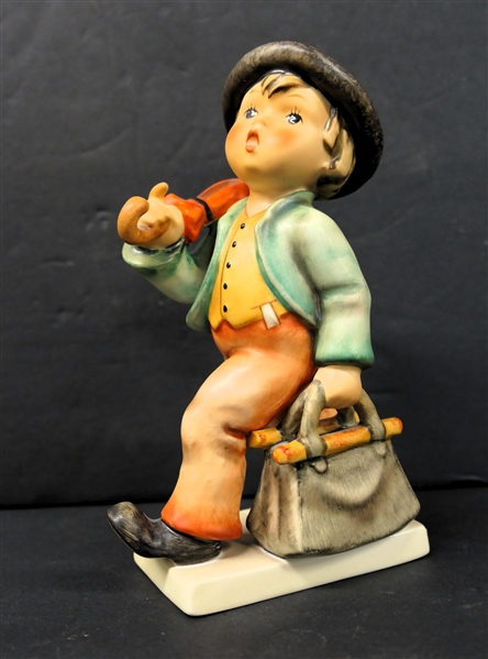 "Merry Wanderer: Hummel Figure - Number 7/0 - Goebel W. Germany Mark with Bee - Figure Measures 6" Tall 