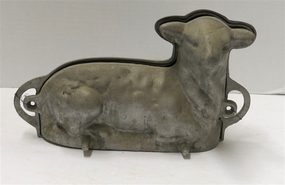 Aluminum Sheep Chocolate / Cake Mold - Measures 8" tall 12" Long