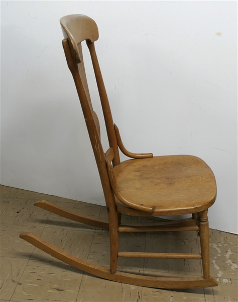 Birds Eye Maple Rocker - Missing 1 Screw - See Photo