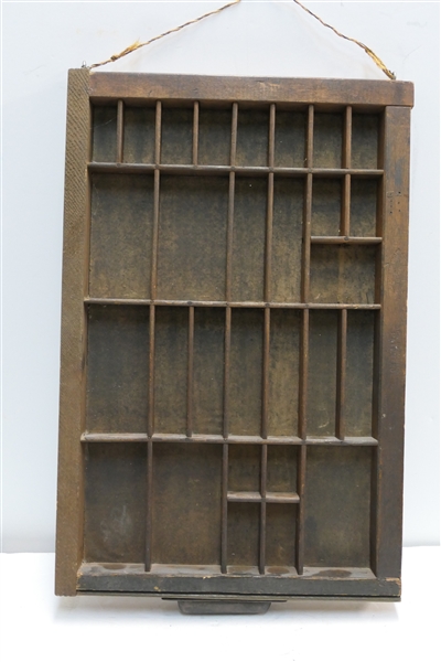 Hamilton Wood Printers Tray - Measures 16 1/2" by 11" 