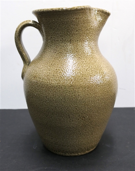 C.B. Craven North Carolina Jugtown Pottery Pitcher - Dated 1982 - Pitcher Measures 9 1/2" Tall - Pitcher Has Chip On Side