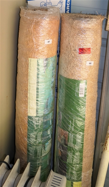 Rolls of Seeded Yard Grass Straw