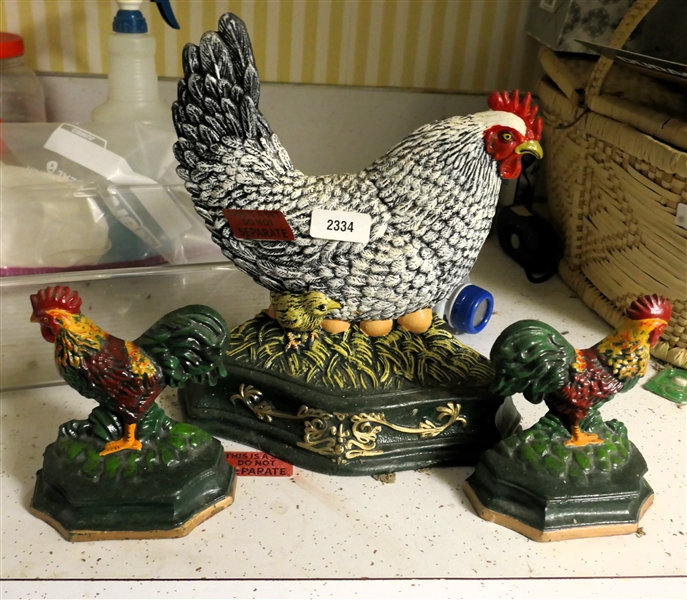 Cast Iron Chickens