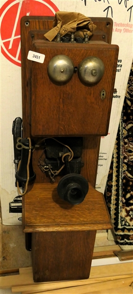 Oak Wall Telephone