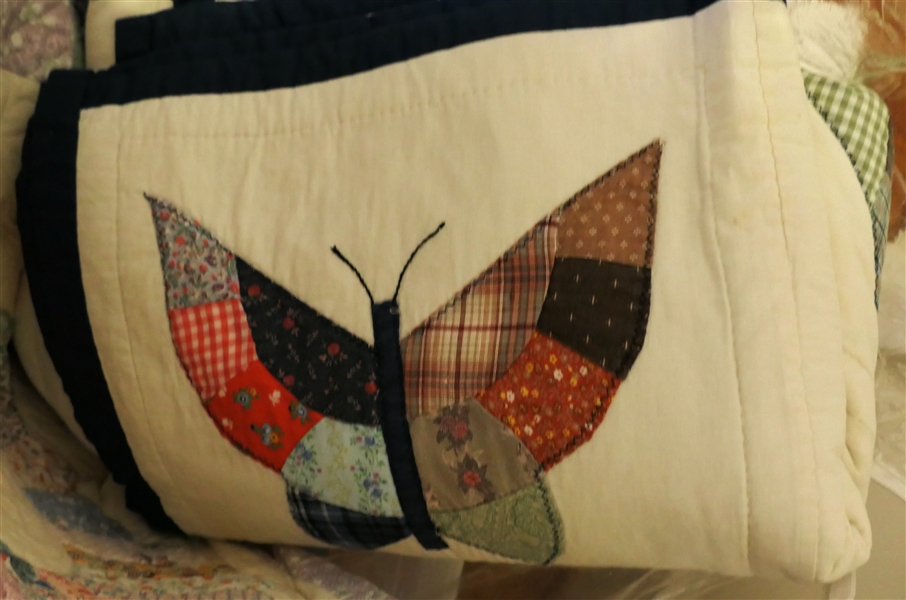 Handmade Butterfly Quilt