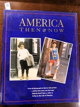 "America Then & Now" Hardcover Book - Personally Signed 