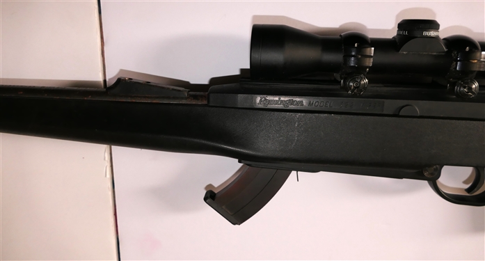 Remington Model 522 Viper 22 Long Rifle - with Bushnell Scope - Serial Number 3040362  -With Magazine - Some Rust on Barrel 