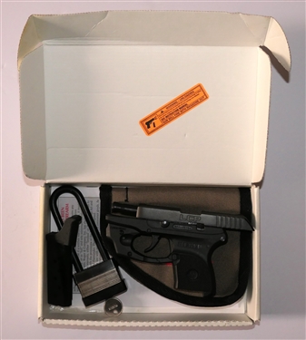 Ruger LCP Laser Max 380 Auto Pistol - With laser Sight, Magazine, Pouch, and Lock - In Original Box - Serial Number 371-25756