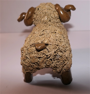 Crystal King North Carolina Art Pottery Ram Sheep Sculpture - Ram Measures 5 tall 7 Nose to Tail 