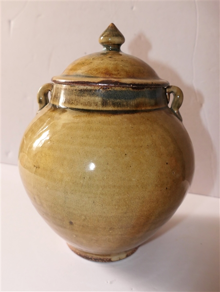 Mark Hewitt 60 - North Carolina Art Pottery Lidded Urn - Urn Measures 8 1/2" tall 