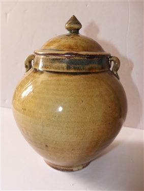 Mark Hewitt 60 - North Carolina Art Pottery Lidded Urn - Urn Measures 8 1/2 tall 