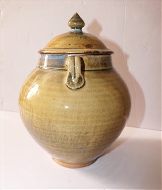 Mark Hewitt 60 - North Carolina Art Pottery Lidded Urn - Urn Measures 8 1/2 tall 