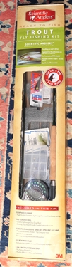 Scientific Anglers Trout Fly Fishing Kit with Original Box - Fly Rod, Reel, and Lures 
