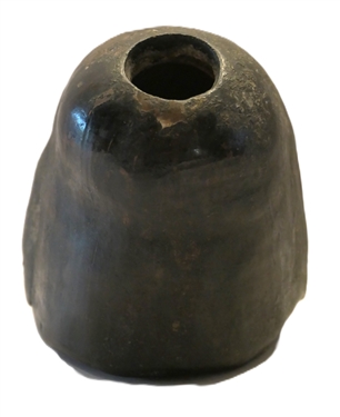 Myan Figural Face Vase - Measures 3 1/2 Tall 