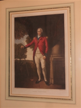 Henry Callender Hand Colored Engraving Beautifully Framed and Matted - Frame Measures 27 By 21