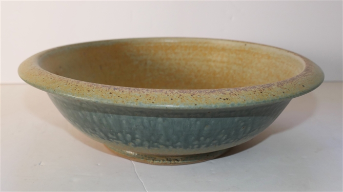 Tucker Studio Art Pottery Bowl - North Carolina Pottery Brad Tucker - Bowl Measures 3 1/2 Deep 12 Across
