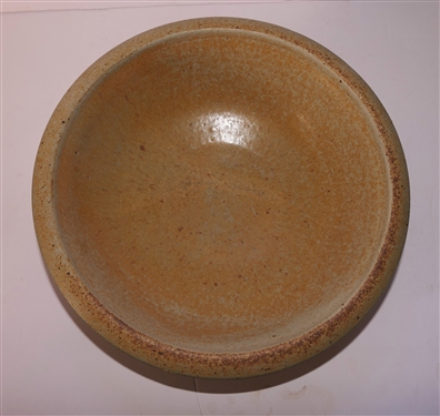 Tucker Studio Art Pottery Bowl - North Carolina Pottery Brad Tucker - Bowl Measures 3 1/2 Deep 12 Across