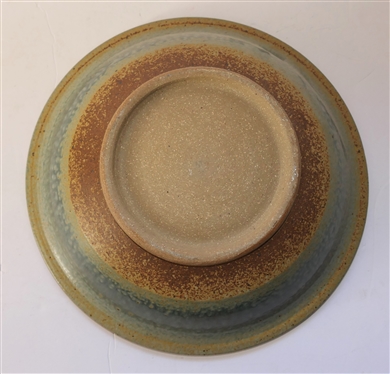 Tucker Studio Art Pottery Bowl - North Carolina Pottery Brad Tucker - Bowl Measures 3 1/2 Deep 12 Across