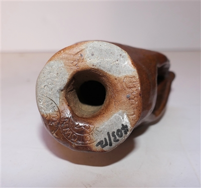 2002 Owen Jugtown - North Carolina Art Pottery Chicken Sculpture - Chicken Measures 5 Tall 5 Beak to Tail 