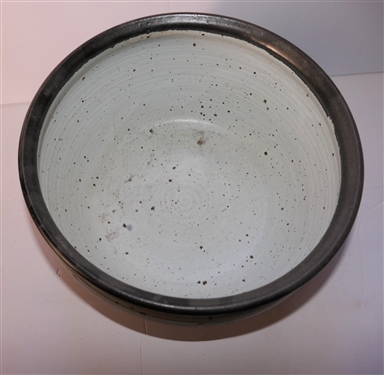Jim Sockwell Large North Carolina Studio Art Pottery Bowl - Signed on Bottom - Bowl Measures 6 tall 11 Across