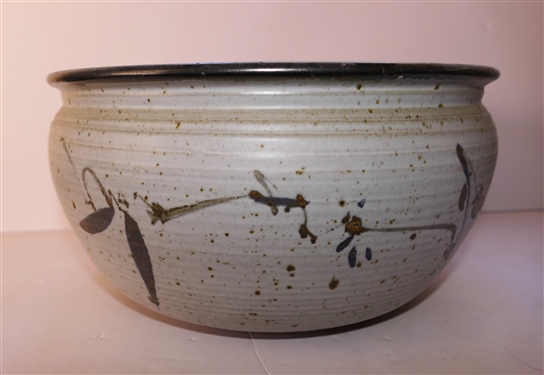 Jim Sockwell Large North Carolina Studio Art Pottery Bowl - Signed on Bottom - Bowl Measures 6 tall 11 Across