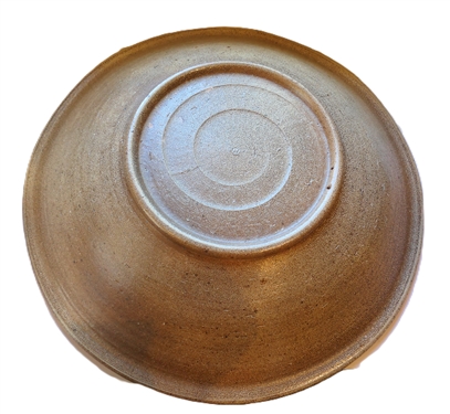 Huge Mark Hewitt North Carolina Pottery Presentation Bowl - Line and Dot Decoration - Bowl Measures 5 Tall - 22 3/4 Across