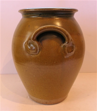 Dover 1997 - North Carolina Pottery Double Handled Crock - Crock Measures 10 Tall 8 Across